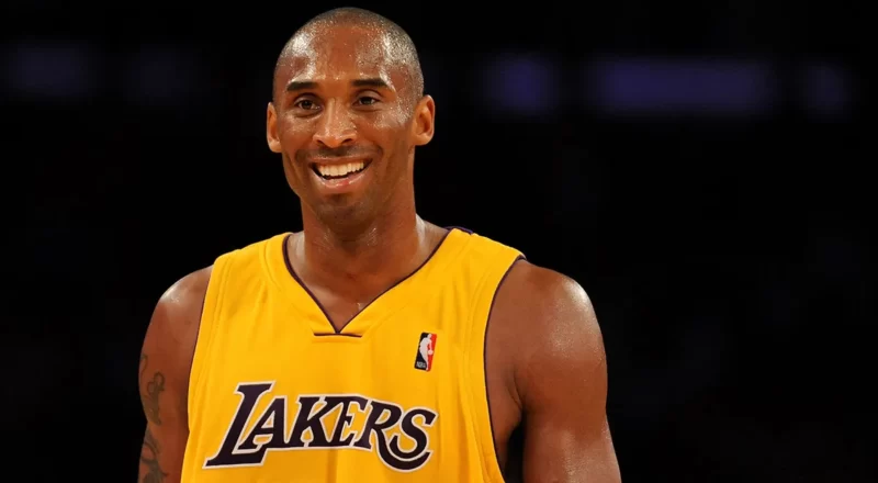 Kobe Bryant, the basketball legend, pictured on the court, representing the financial success and career achievements discussed in the blog about his net worth